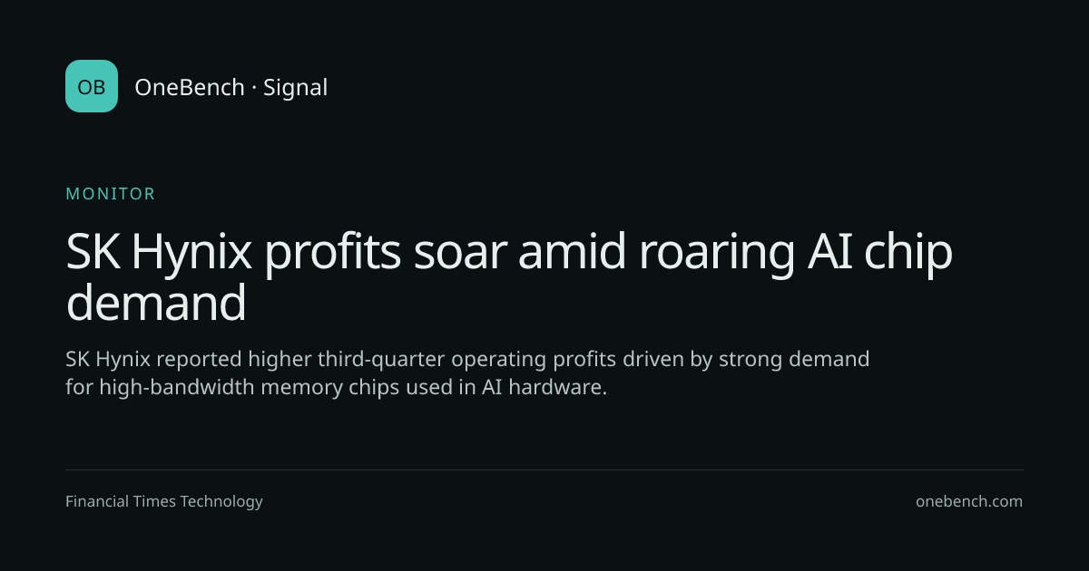 SK Hynix profits soar amid roaring AI chip demand